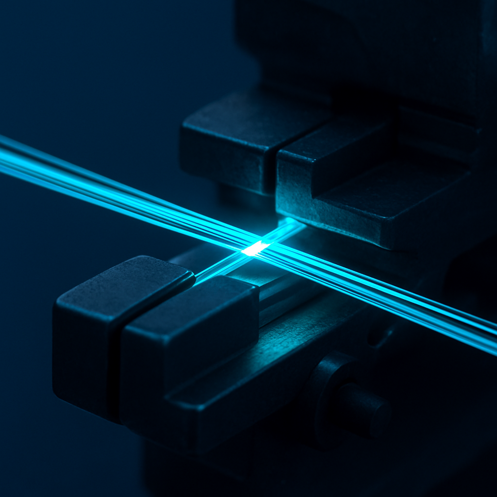 Glasfaser-Spleißtechnik – Techniker bei der B&S ITK GmbH
